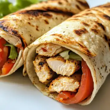Crispy Air Fryer Chicken Mozzarella Wraps taken with iphone 15 pro max --iw 2 --ar 4:5 --v 6.1 --raw