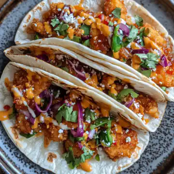 Crispy Chicken Wonton Tacos Recipe taken with iphone 15 pro max --iw 2 --ar 4:5 --v 6.1 --raw