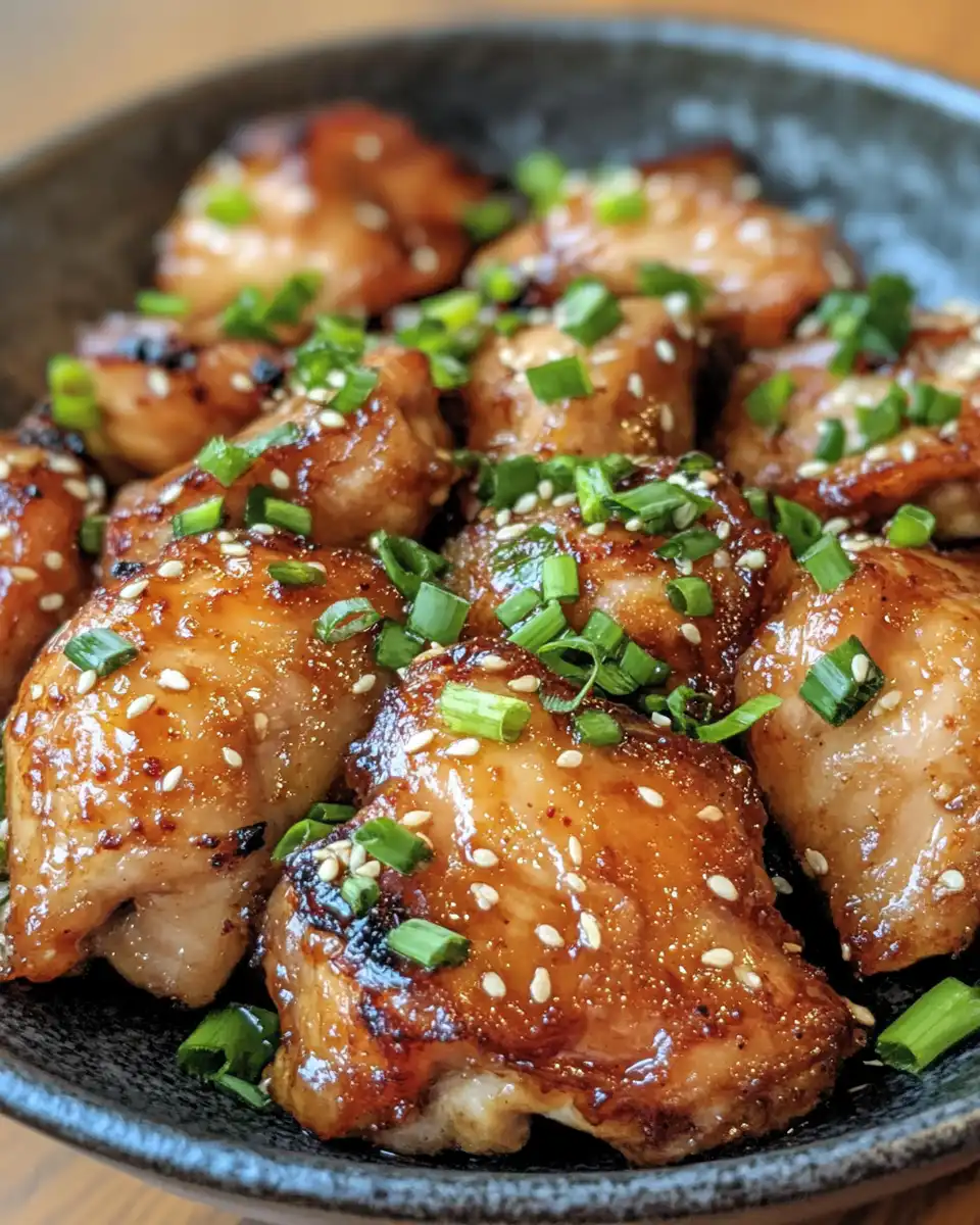 Crispy sesame chicken coated and simmering in sticky sauce