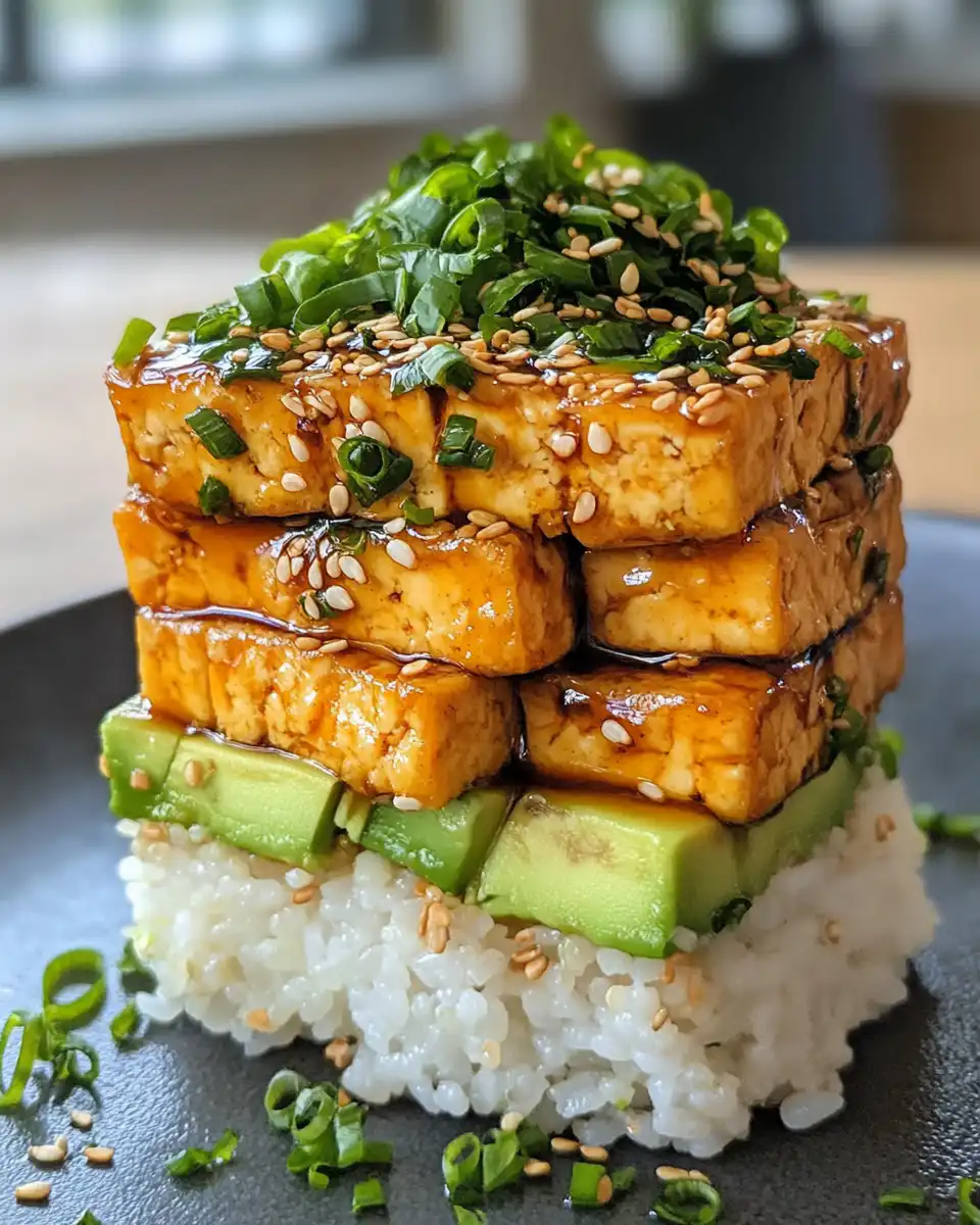 Ingredients and preparation steps for crispy teriyaki tofu with cornstarch and soy sauce coating
