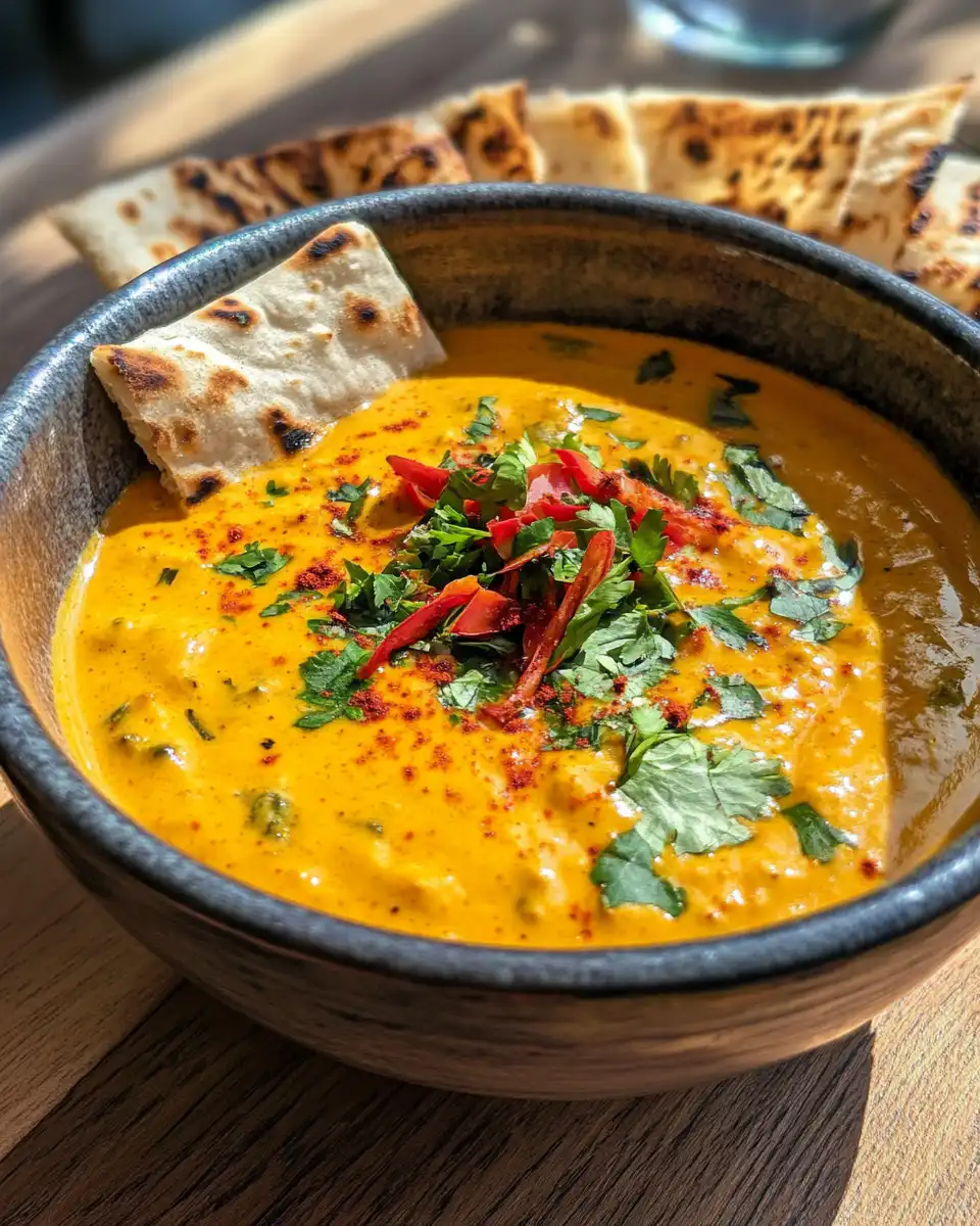 Ingredients for curry date dip in bowls