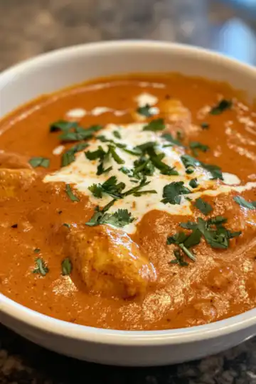 Das Butter Chicken taken with iphone 15 pro max --iw 2 --ar 4:5 --v 6.1 --raw