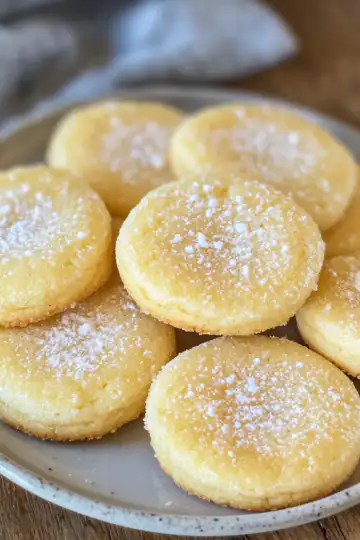 Easiest Lemon Meltaway Cookies taken with iphone 15 pro max --iw 2 --ar 4:5 --v 6.1 --raw