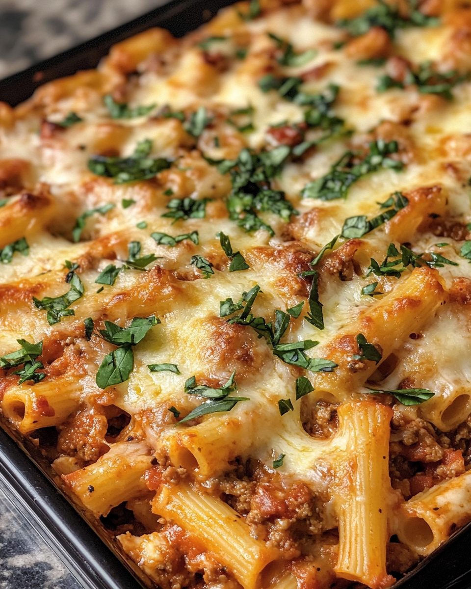 First hiss from the pressure cooker signaling tasty baked ziti