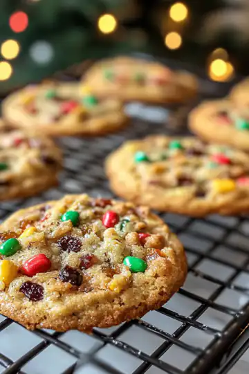 Easy Christmas Fruitcake Cookies Recipe taken with iphone 15 pro max --iw 2 --ar 4:5 --v 6.1 --raw