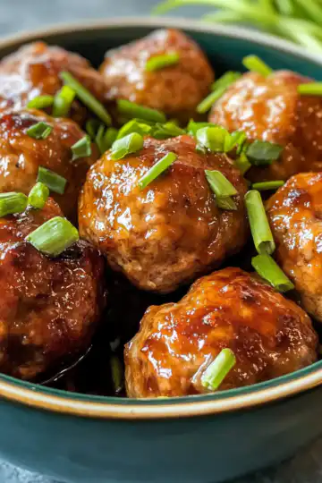 Easy Mongolian Meatballs taken with iphone 15 pro max --iw 2 --ar 4:5 --v 6.1 --raw