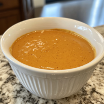Easy Thai Peanut Sauce taken with iphone 15 pro max --iw 2 --ar 4:5 --v 6.1 --raw