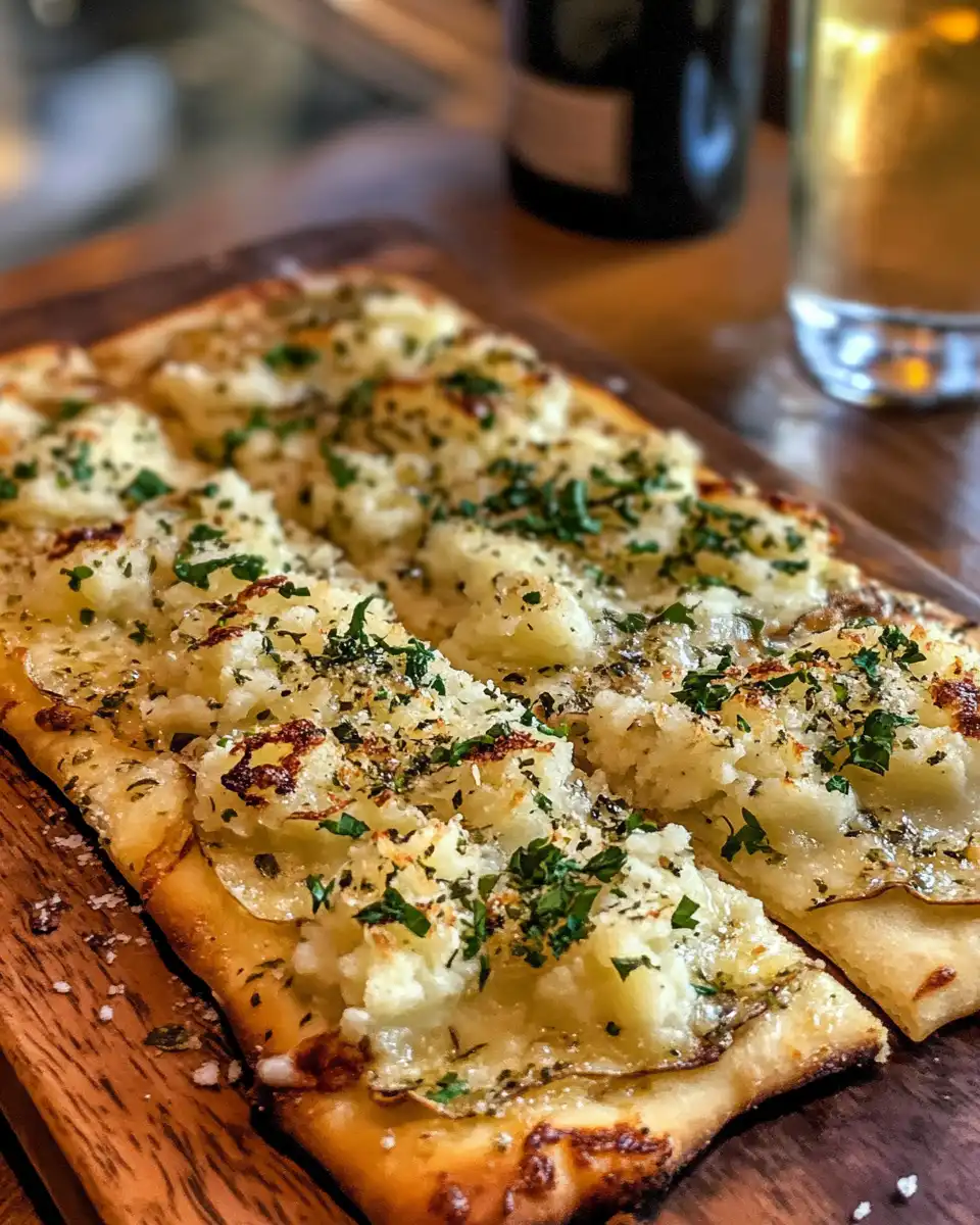 Ingredients laid out for making mashed potato flatbread and chicken thighs