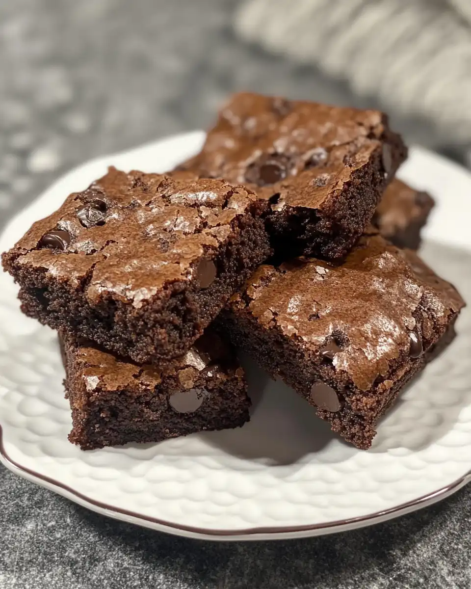 Freshly baked fudge chewy brookies cooling on the tray