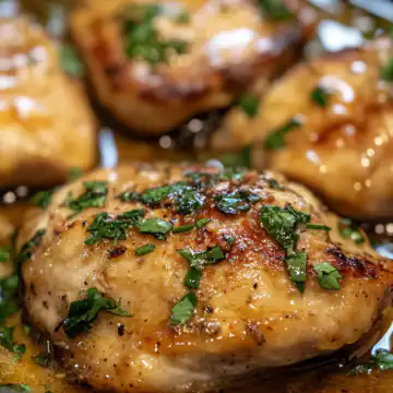 Garlic Butter Chicken taken with iphone 15 pro max --iw 2 --ar 4:5 --v 6.1 --raw