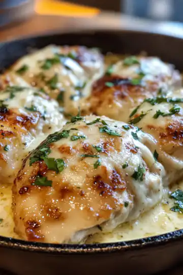 Garlic Parmesan Chicken taken with iphone 15 pro max --iw 2 --ar 4:5 --v 6.1 --raw