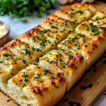Garlic Parmesan Herb Bread Easy Recipe taken with iphone 15 pro max --iw 2 --ar 4:5 --v 6.1 --raw