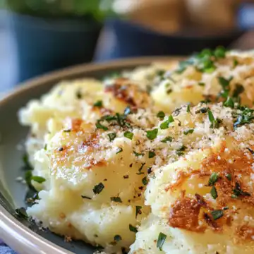 Garlic Parmesan Smashed Potatoes taken with iphone 15 pro max --iw 2 --ar 4:5 --v 6.1 --raw