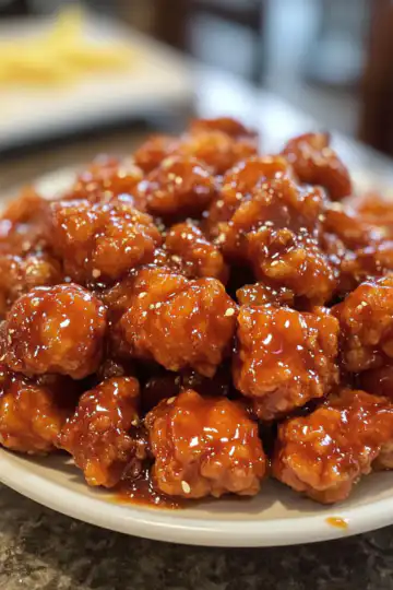 General Tsos Chicken taken with iphone 15 pro max --iw 2 --ar 4:5 --v 6.1 --raw