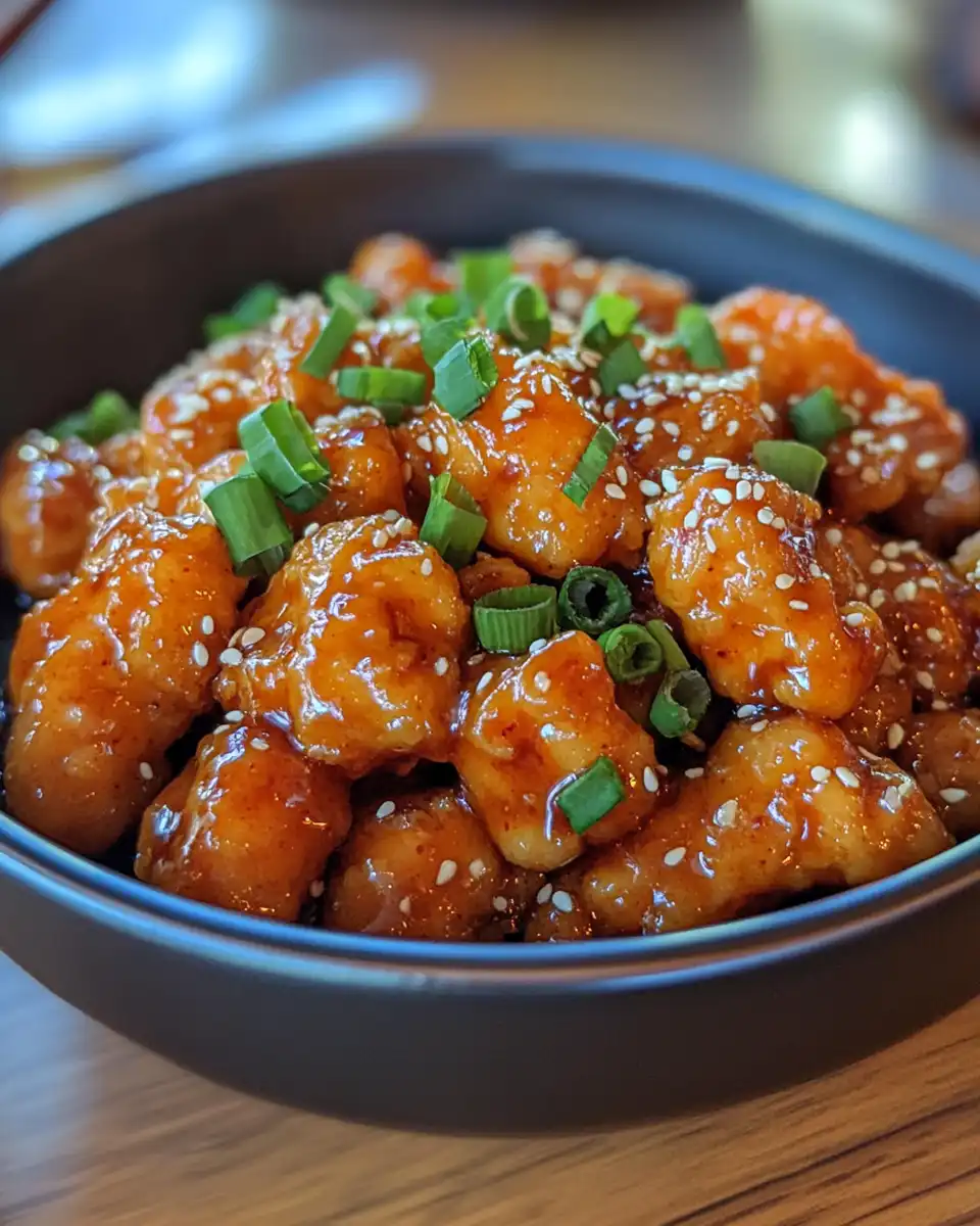 Ingredients and sauce mix for General Tso's Chicken in pressure cooker