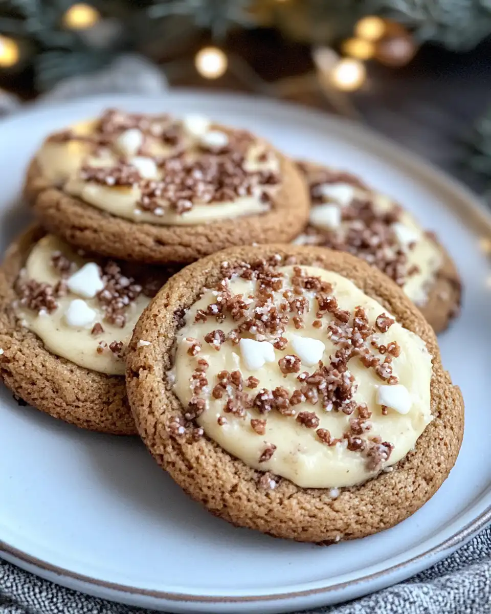 Ingredients laid out for gingerbread cheesecake cookies