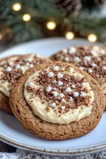 Gingerbread Cheesecake Cookies taken with iphone 15 pro max --iw 2 --ar 4:5 --v 6.1 --raw