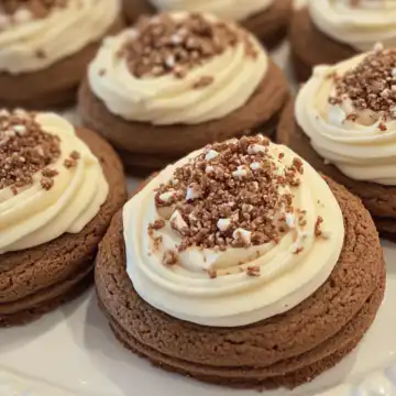 Gingerbread Cheesecake Cookies taken with iphone 15 pro max --iw 2 --ar 4:5 --v 6.1 --raw