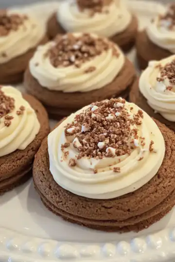 Gingerbread Cheesecake Cookies taken with iphone 15 pro max --iw 2 --ar 4:5 --v 6.1 --raw