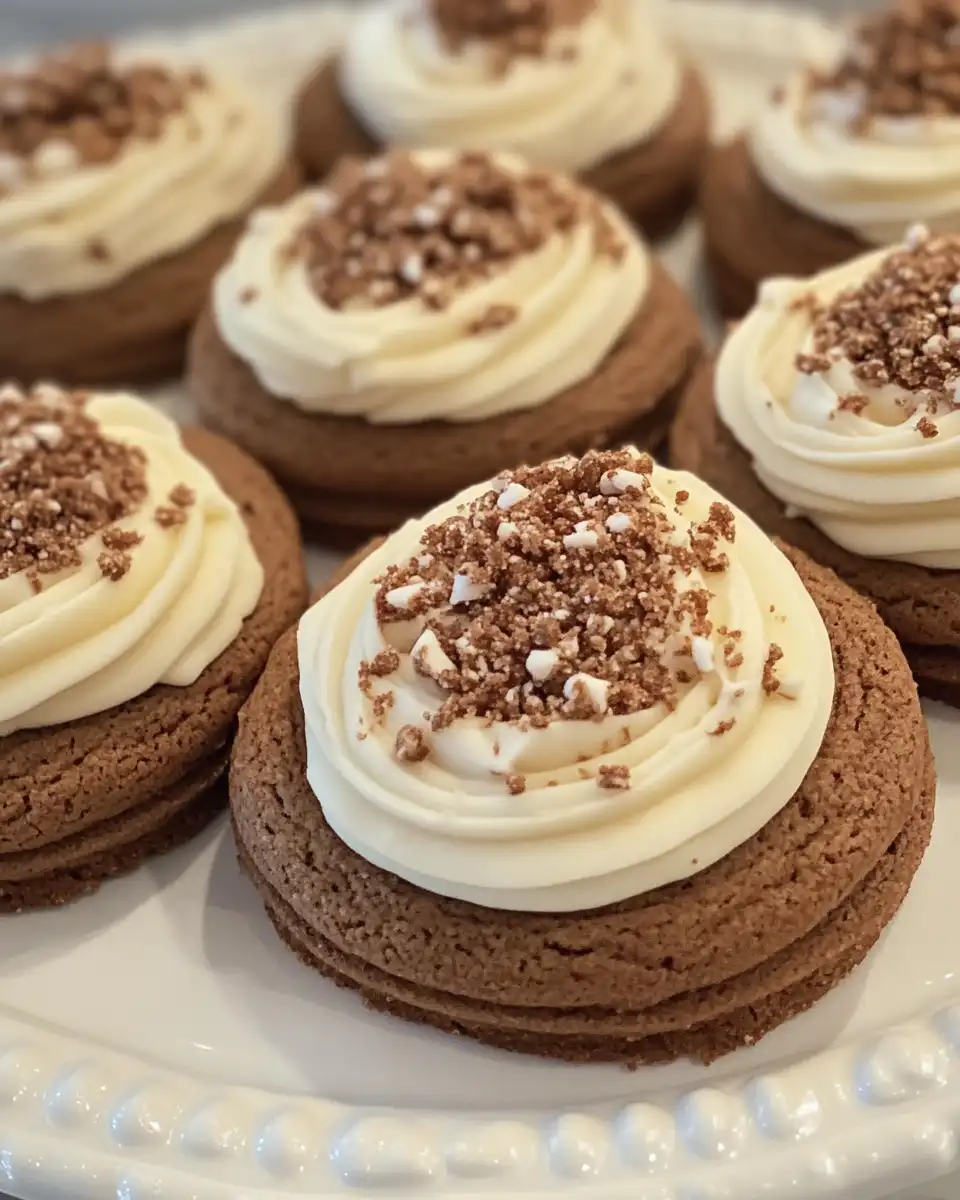 Closeup of soft gingerbread cheesecake cookie dough in pressure cooker