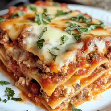 Grandma's Divine Italian Lasagna taken with iphone 15 pro max --iw 2 --ar 4:5 --v 6.1 --raw