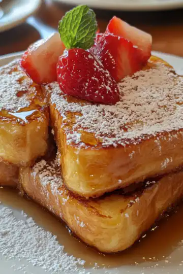 Hawaiian Roll French Toast taken with iphone 15 pro max --iw 2 --ar 4:5 --v 6.1 --raw