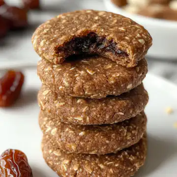 Healthy 3 Ingredient Date Cookies Recipe taken with iphone 15 pro max --iw 2 --ar 4:5 --v 6.1 --raw