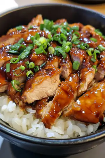 Honey Bbq Chicken Rice taken with iphone 15 pro max --iw 2 --ar 4:5 --v 6.1 --raw