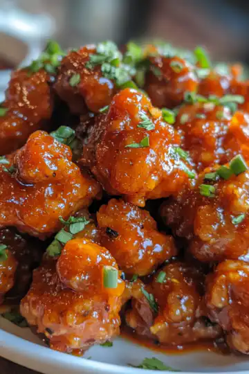 Honey Butter Chicken taken with iphone 15 pro max --iw 2 --ar 4:5 --v 6.1 --raw