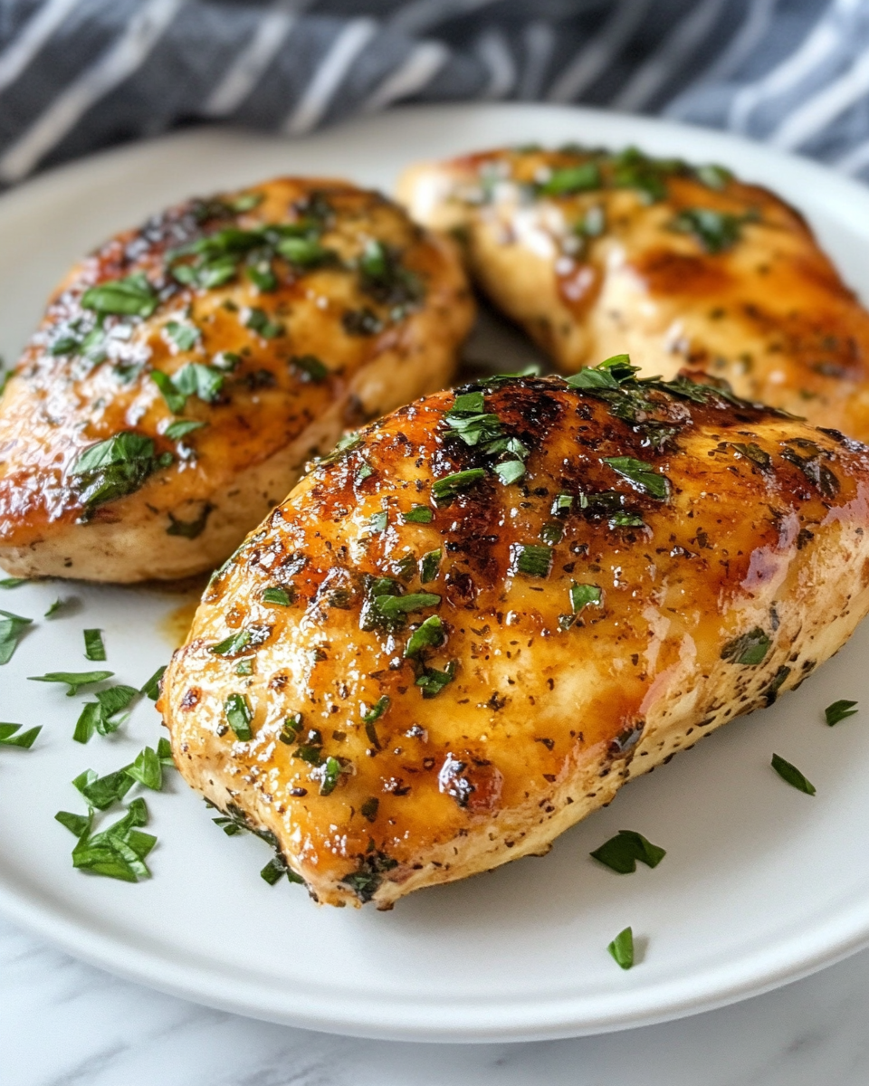 Close-up of ingredients and preparation for hot honey chicken sauce