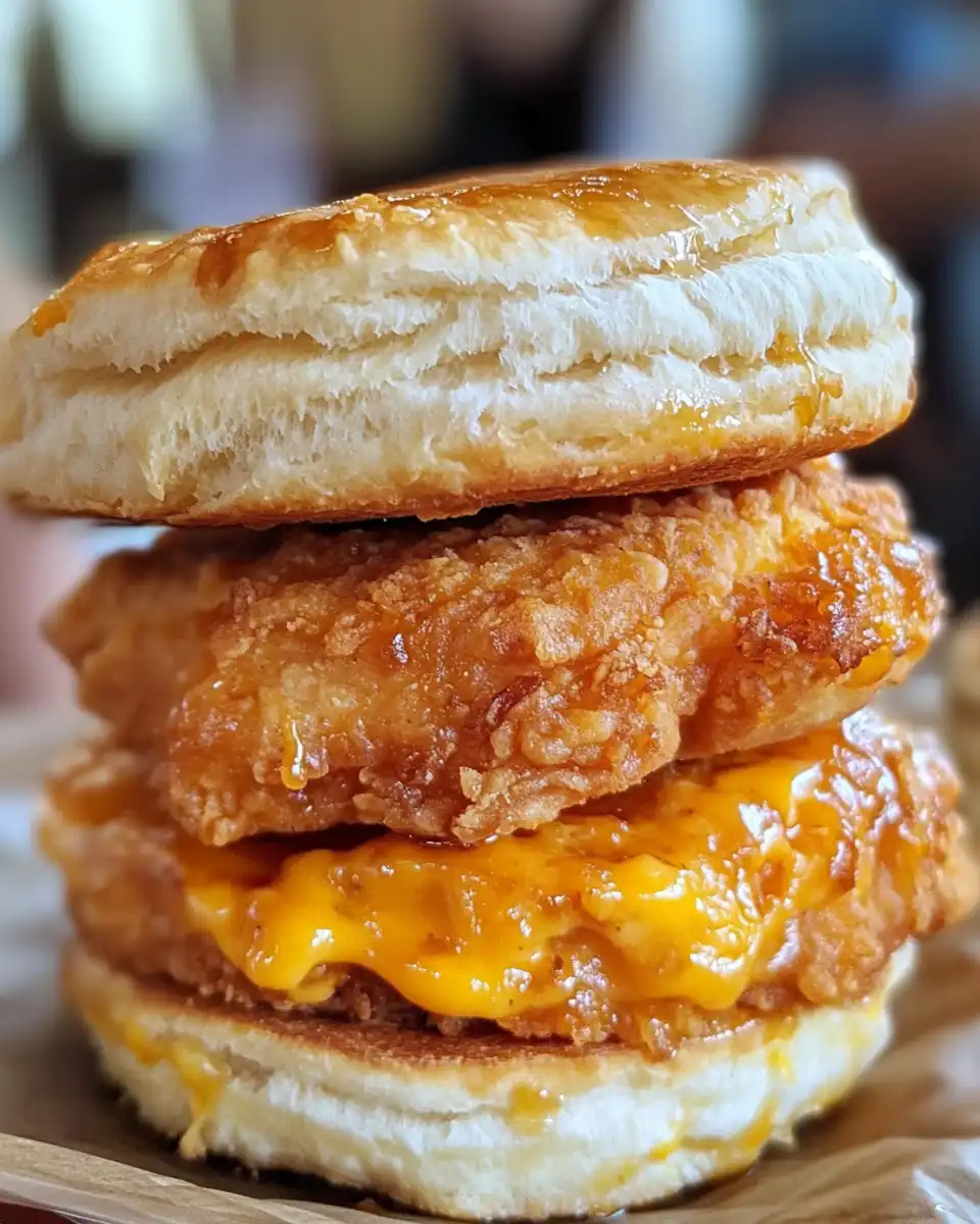 Ingredients for hot honey chicken biscuits laid out