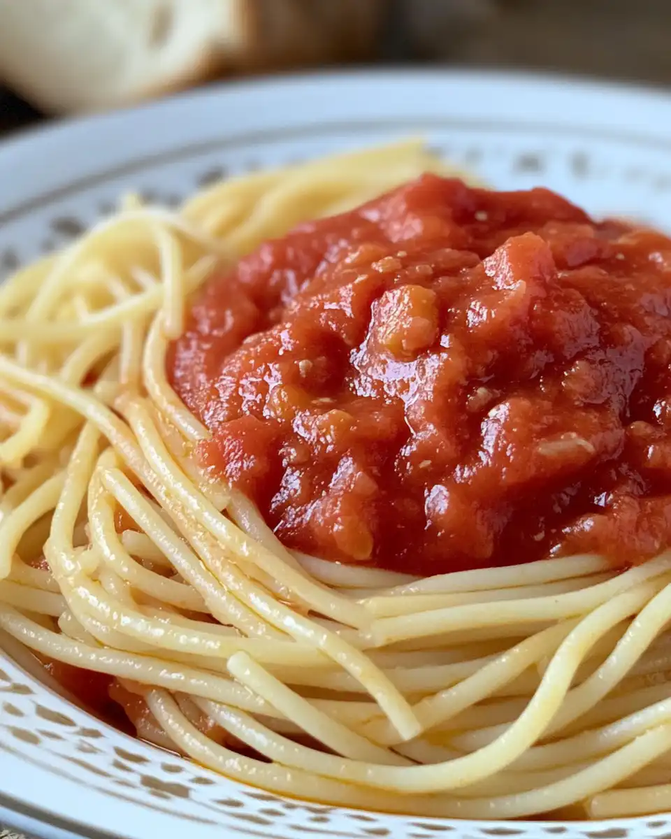 Fresh ingredients including tomatoes, garlic, herbs and spices for Italian spaghetti sauce