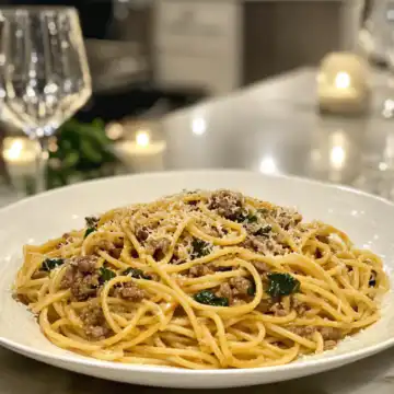 Ina Garten Midnight Pasta Recipe taken with iphone 15 pro max --iw 2 --ar 4:5 --v 6.1 --raw