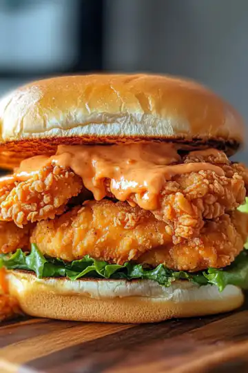 Irresistible Bang Bang Chicken Sandwich Recipe Flavorful Delight taken with iphone 15 pro max --iw 2 --ar 4:5 --v 6.1 --raw