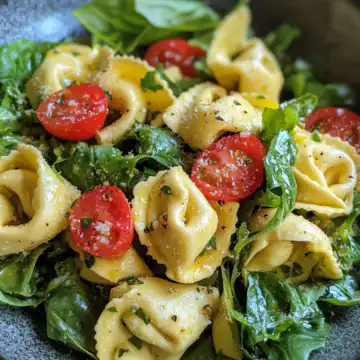 Italian Grinder Tortellini Salad taken with iphone 15 pro max --iw 2 --ar 4:5 --v 6.1 --raw
