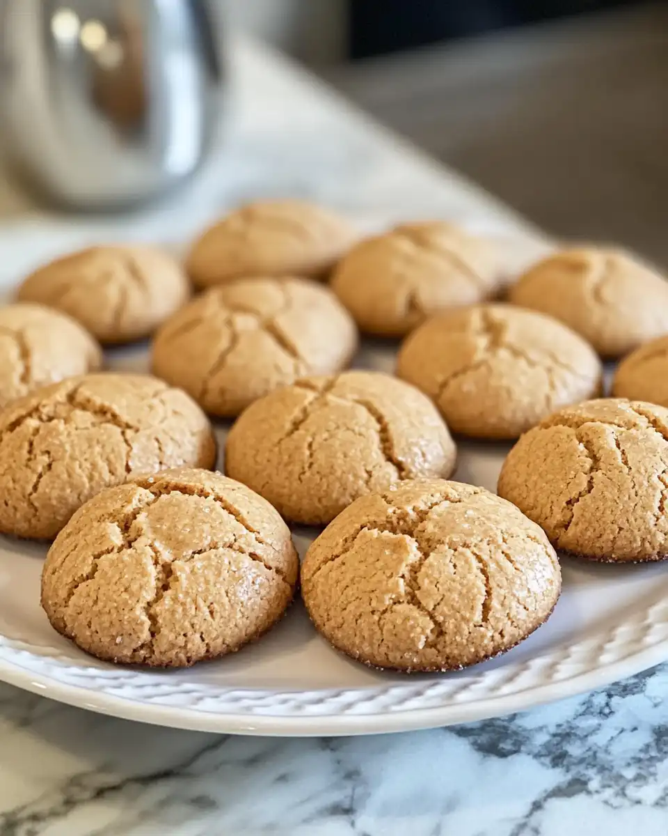Close-up of dusted Italian honey cookies with walnuts