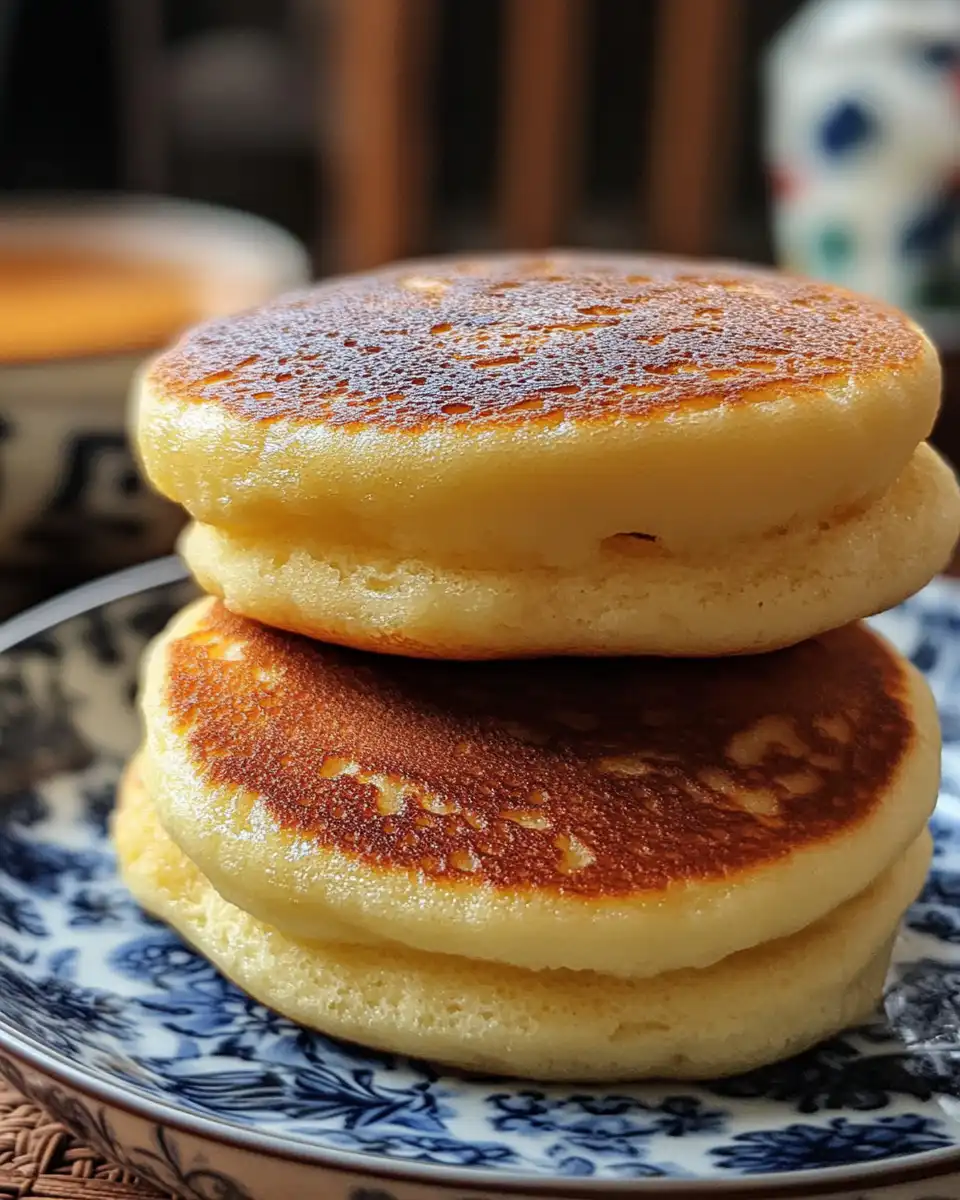 Jiggly Japanese souffle pancakes fresh from pressure cooker steaming
