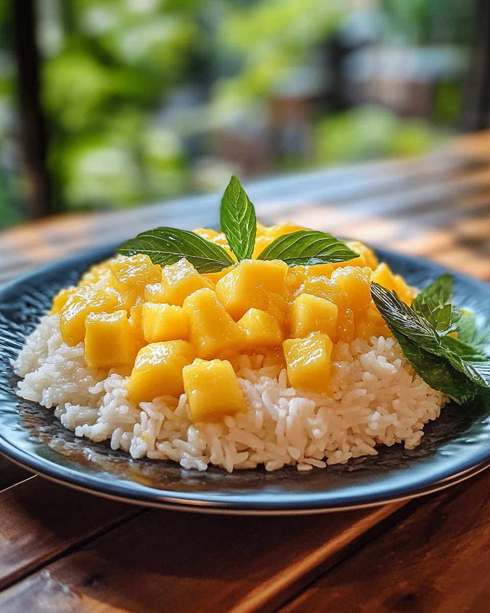 Soaked glutinous rice in cheesecloth-lined pressure cooker steamer