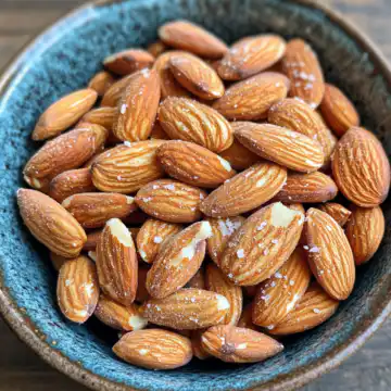 Maple Roasted Salted Almonds Vegan taken with iphone 15 pro max --iw 2 --ar 4:5 --v 6.1 --raw