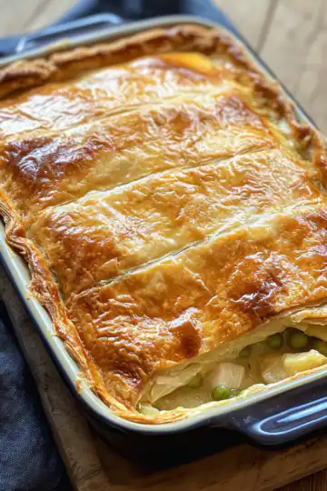 Mary Berry Chicken And Leek Pie Recipe taken with iphone 15 pro max --iw 2 --ar 4:5 --v 6.1 --raw