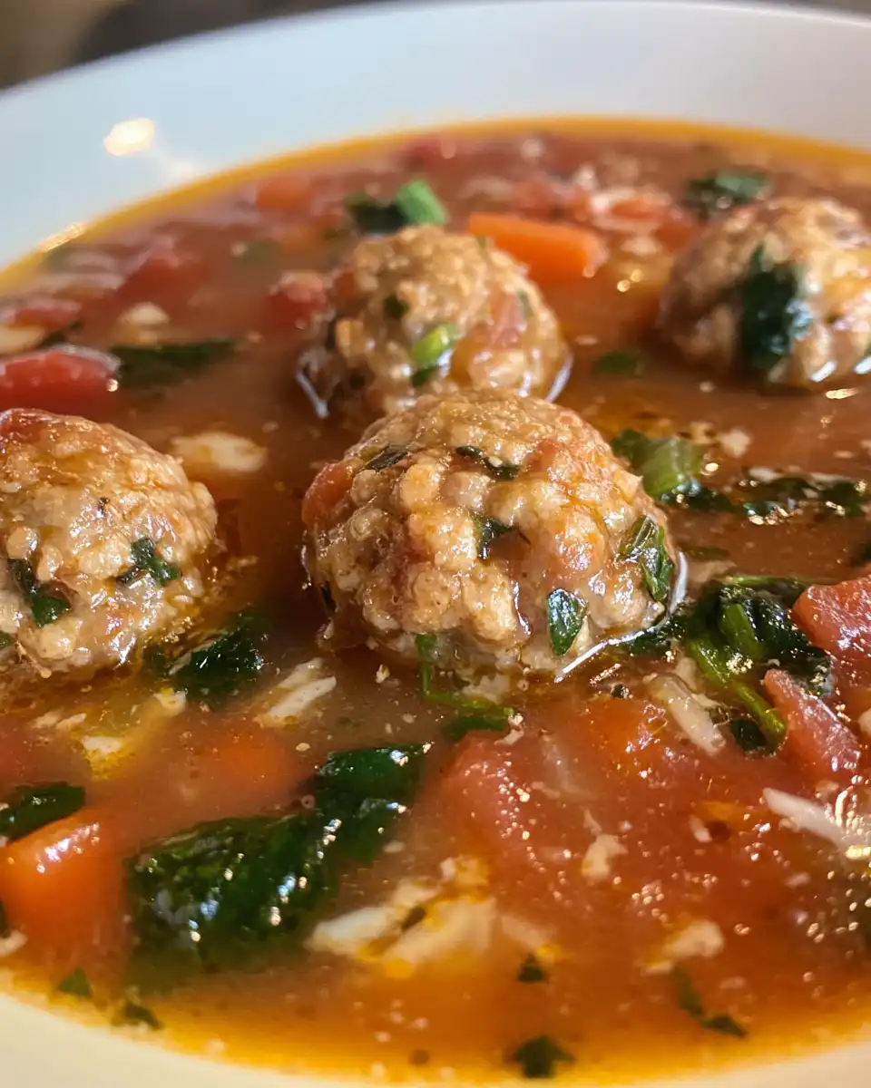 Ingredients for preparing meatball soup in pressure cooker including mushrooms, carrots, and celery