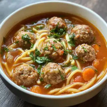 Meatball Soup taken with iphone 15 pro max --iw 2 --ar 4:5 --v 6.1 --raw