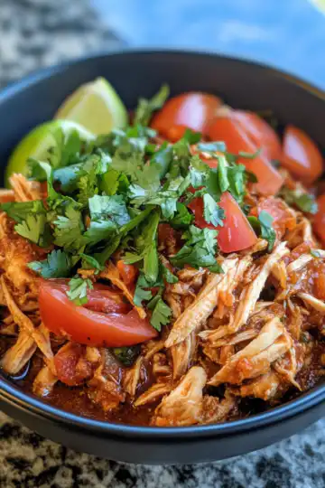 Mexican Pulled Chicken taken with iphone 15 pro max --iw 2 --ar 4:5 --v 6.1 --raw