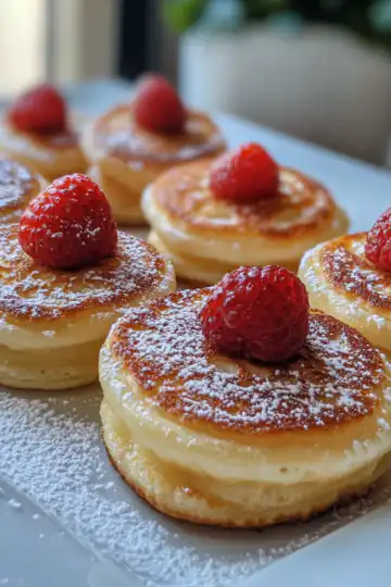 Mini German Pancakes taken with iphone 15 pro max --iw 2 --ar 4:5 --v 6.1 --raw