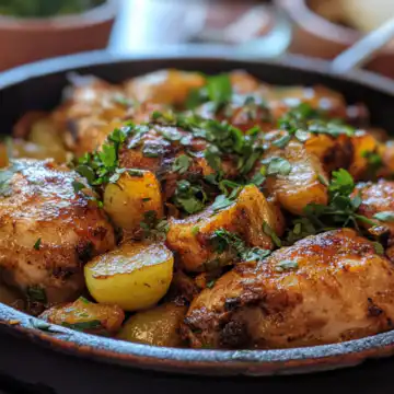 Moroccan Chicken taken with iphone 15 pro max --iw 2 --ar 4:5 --v 6.1 --raw