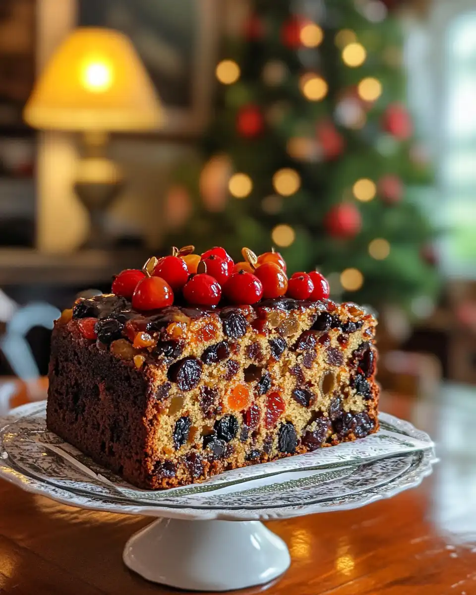 Pressure cooker sealed with steam rising for fruit cake