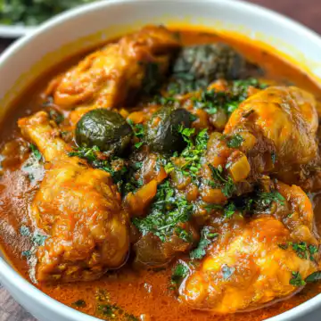 Nigerian Chicken Stew Recipe taken with iphone 15 pro max --iw 2 --ar 4:5 --v 6.1 --raw