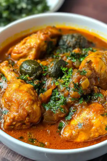 Nigerian Chicken Stew Recipe taken with iphone 15 pro max --iw 2 --ar 4:5 --v 6.1 --raw