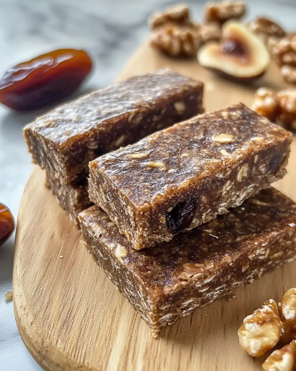 Ingredients for no bake date energy bars laid out on kitchen counter