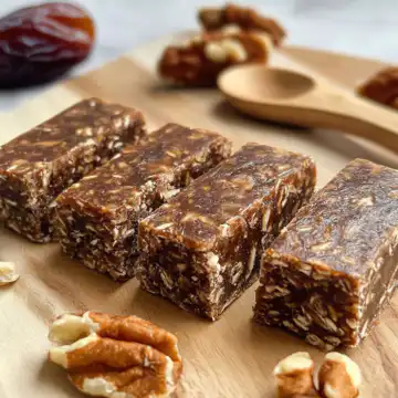 No Bake Date Energy Bar Vegan Gluten Free taken with iphone 15 pro max --iw 2 --ar 4:5 --v 6.1 --raw